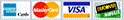 We accept all major credit cards