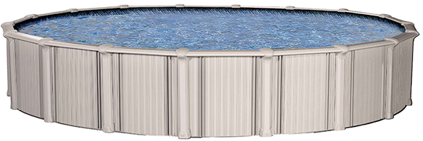 round aluminum above ground pools