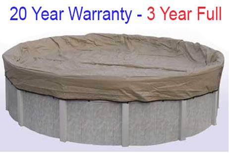 28' Round Above Ground Winter Pool Covers  20 Year Warranty  3 Year Full  BT0028