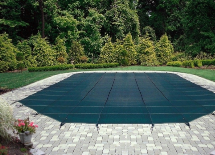 Arctic Armor 20' x 44' Mesh Safety Pool Cover | No Step | Rectangle Green |  WS755G