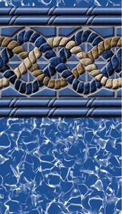 15' x 24' Oval Golden Beach Uni-Bead Above Ground Pool Liners | 051524OVGOBUB54