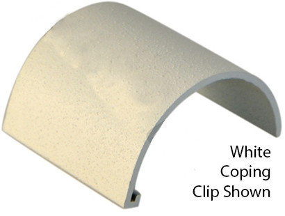 Cardinal White 2" Coping Clip | CRW-CLIP-100 | 59623