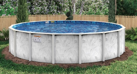 Seaside 12' Round Steel Above Ground Pools with Standard Package | 48" Wall | <u>FREE Shipping</u> | 62978