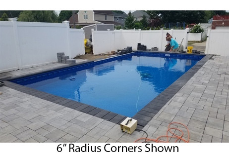 16' x 32' Rectangle HydroSphere On Ground Pool Kits | <b>2' Radius</b> | 52" Wall | Lifetime Warranty | 65830