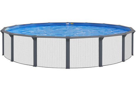 Summer Nites 12' Round Resin Hybrid Above Ground Pool with Standard Package | 52" Wall | 67308