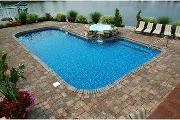 18' x 28' x 38' True-L Inground Pool Kit Package | <b>2' Radius Corners</b> | 67635