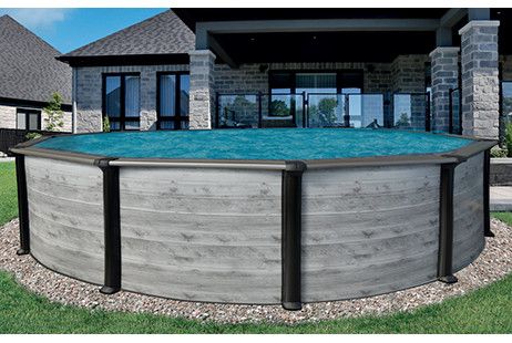 Costa 15' Round Above Ground Pool Kit with Premier Package | 52" Wall | 67725