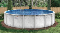 Seaside 15' Round Above Ground Pools with Standard Package | 52" Wall | FREE Shipping | 62984