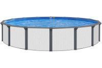 Summer Nites 12' Round Resin Hybrid Above Ground Pool with Premier Package | 52" Wall | 67310