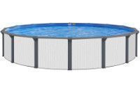 Summer Nites 24' Round Resin Hybrid Above Ground Pool with Savings Package | 52" Wall | 67321