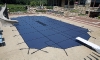 Arctic Armor 16' x 32' Ultra Light Solid Safety Pool Cover | 4' x 8' Center End Step | Rectangle Green | WS2064G