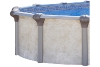 Chesapeake 18' x 33' Oval Resin Hybrid Above Ground Pools with Standard Package | 54" Wall | 57724