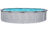 Lancaster 24' Round Above Ground Swimming Pool with Premier Package | 52" Wall | 59392