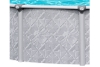 Lancaster 24' Round Above Ground Swimming Pool with Premier Package | 52" Wall | 59392