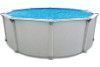 Capri 33' Round Resin Hybrid Above Ground Swimming Pool with Premier Package | 54" Wall | 62047