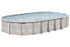 Venture 15' x 26' Oval Resin Hybrid Above Ground Swimming Pool with Standard Package | 52" Wall | 62057