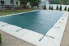 GLI Secur-A-Pool 15' x 30' Mesh Safety Cover | Green | No Step | 201530RESAPGRN