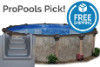 Coronado 18' Round Resin Hybrid Above Ground Pool Kit | <b>Gray In-Wall Pool Step</b> | Standard Package | 54" Wall | 65263