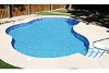 13' x 22' Freeform HydroSphere Semi-Inground Pool Sub-Assembly | 52" Wall | Flat F-Track Coping | DBK103-1322F-52 | 65320