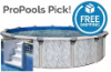 Tahoe 18' Round Sub-Assy (Pool Frame) | Only for Use with In-Wall Pool Step | 54" Wall | Resin Top Rails | 5-4918-137-654 | 66607