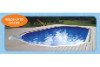 Chesapeake 18' Round <b>Resin Hybrid</b> Above Ground Pool Kit | <b>White In-Wall Pool Step</b> | Standard Package | 54" Wall | 66619