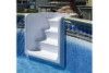 Coronado 21' Round Resin Hybrid Above Ground Pool Kit | <b>White In-Wall Pool Step</b> | Standard Package | 54" Wall | 67247