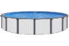 Summer Nites 8' Round Resin Hybrid Above Ground Pool with Standard Package | 52" Wall | 67307