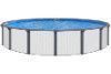 Summer Nites 18' Round Resin Hybrid Above Ground Pool with Premier Package | 52" Wall | 67316