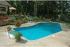 20'-0" x 24'-6" x 44'-0" Lazy-L Inground Pool Kit Package | <b>2' Radius Corners</b> | 67626