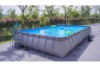 CaliFun Soft Sided Frame Above Ground Swimming Pool Package | 10' x 18' Rectangle 52" Tall | 187331