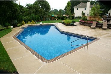 Latham Lazy-L Inground Pool Kits | <u>White Thermoplastic Step</u>