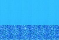 30' Round Blue Wall / Print Bottom OverLap Above Ground Pool Liner | 48" / 52" Wall | LI3048SB | 61879