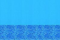 18' x 33' Oval Blue Wall / Print Bottom OverLap Above Ground Pool Liner | 48" / 52" Wall | LI183348SB | 61883