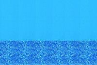 12' x 24' Oval Blue Wall / Print Bottom OverLap Above Ground Pool Liner | 48" / 52" Wall | LI122448SB | 61887