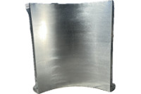 2' Radius Plain Wall Panel | Zinc-Coated Galvanized Steel | 67472