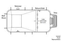 16' x 32' Rectangle In Ground Pool Sub-Assembly Kit with 2' Radius Corners | 67572